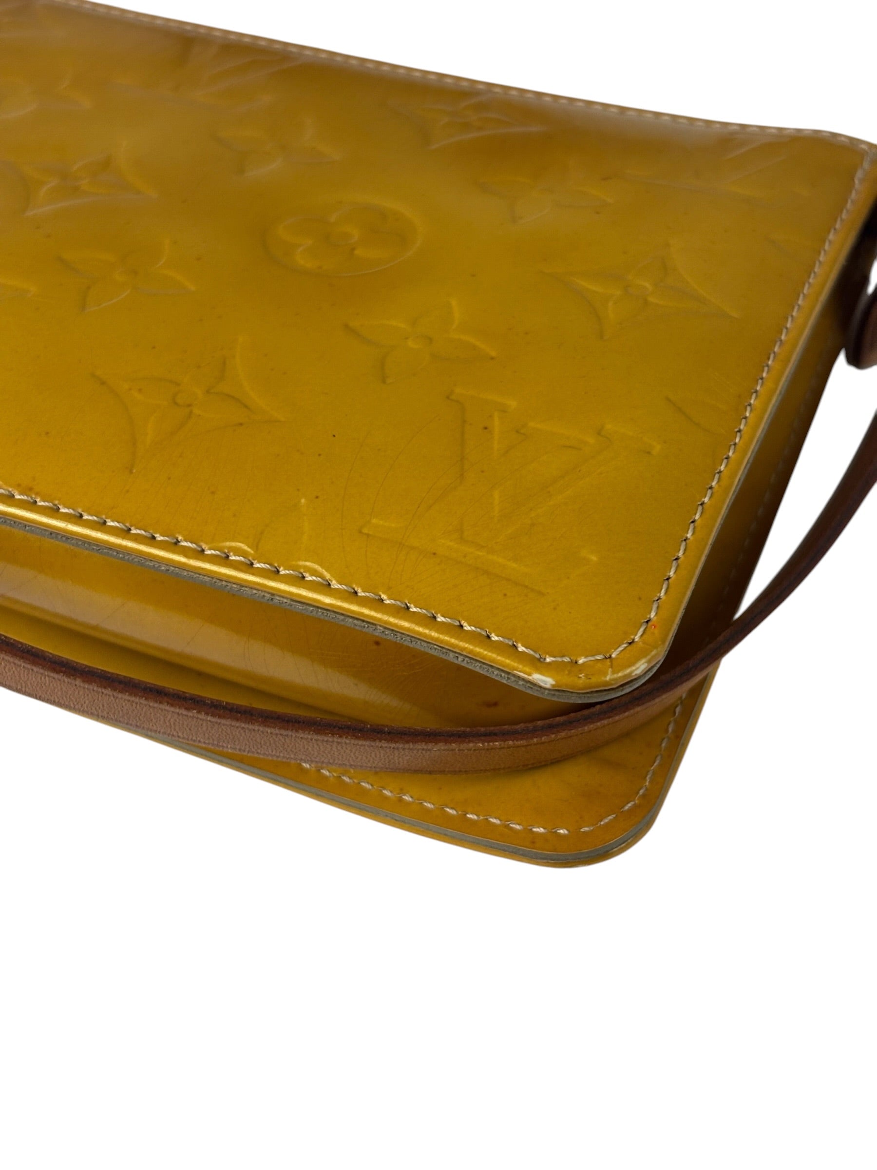 Louis Vuitton Yellow Vernis Pochette