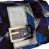 Fendi Vintage Embroidered Patchwork Baguette