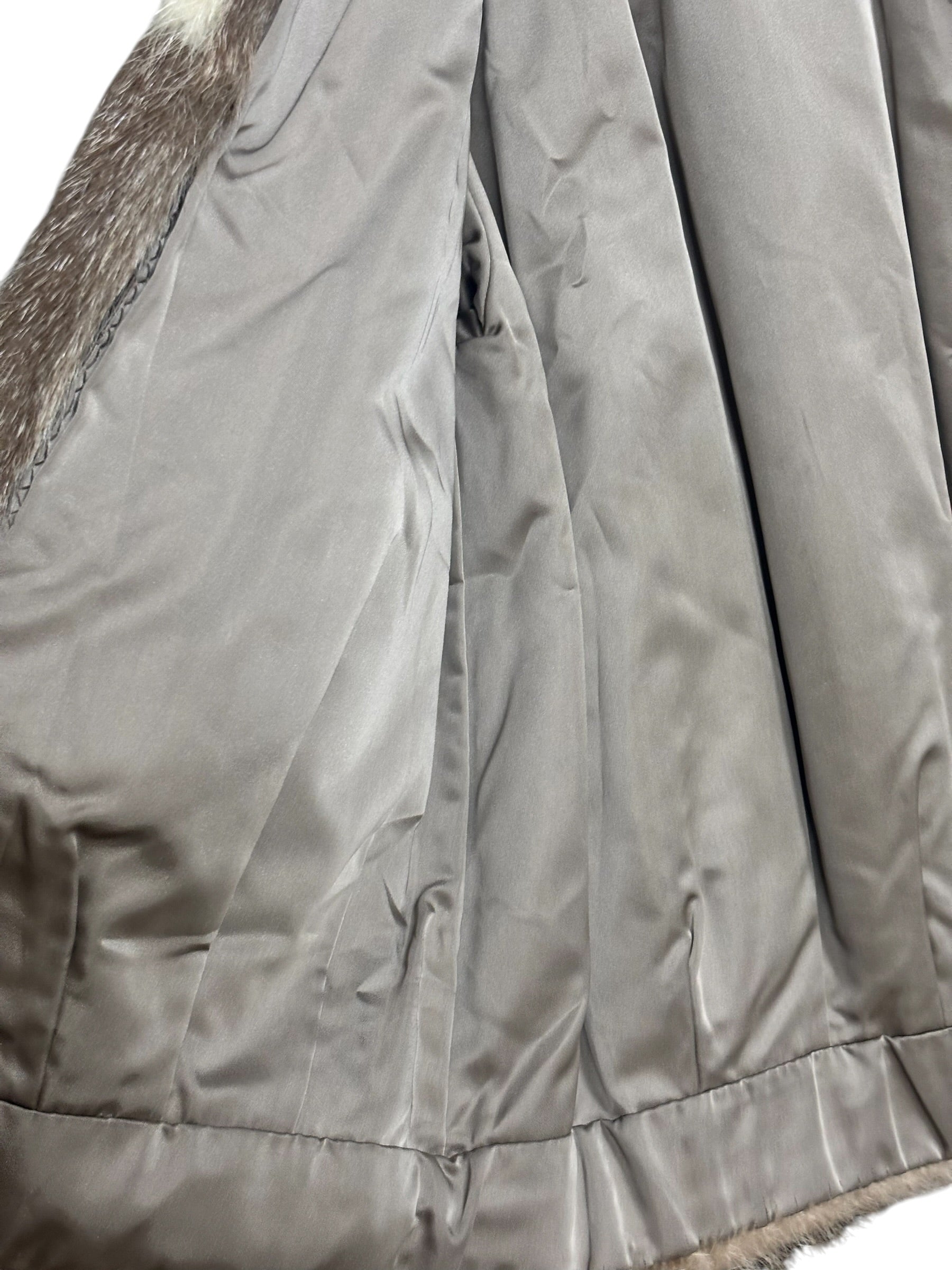 Ingrid Klahn x Montreal Canada Badger Fur Coat