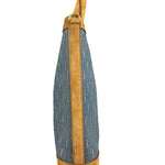 Saint Laurent Monogram Print Denim Bucket Tote