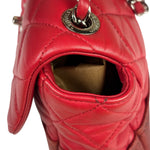Chanel Red Quilted Leather Boy Flap Bag 2014