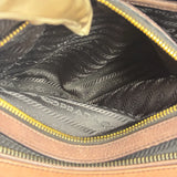 Prada Bicolor Cervo Ombre Leather Top Handle Bag