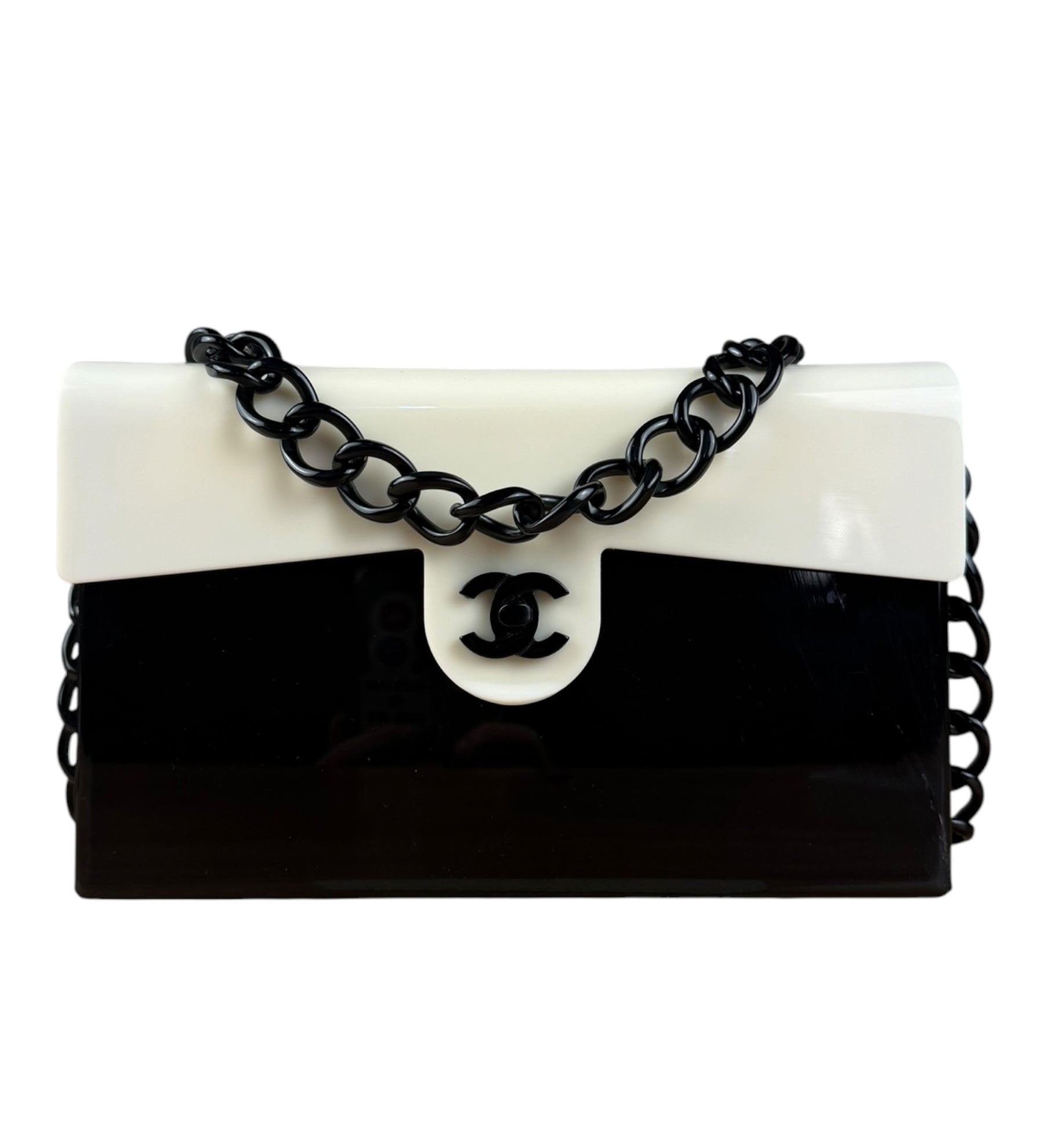 Chanel Plexi Coco Flap Crossbody 2000