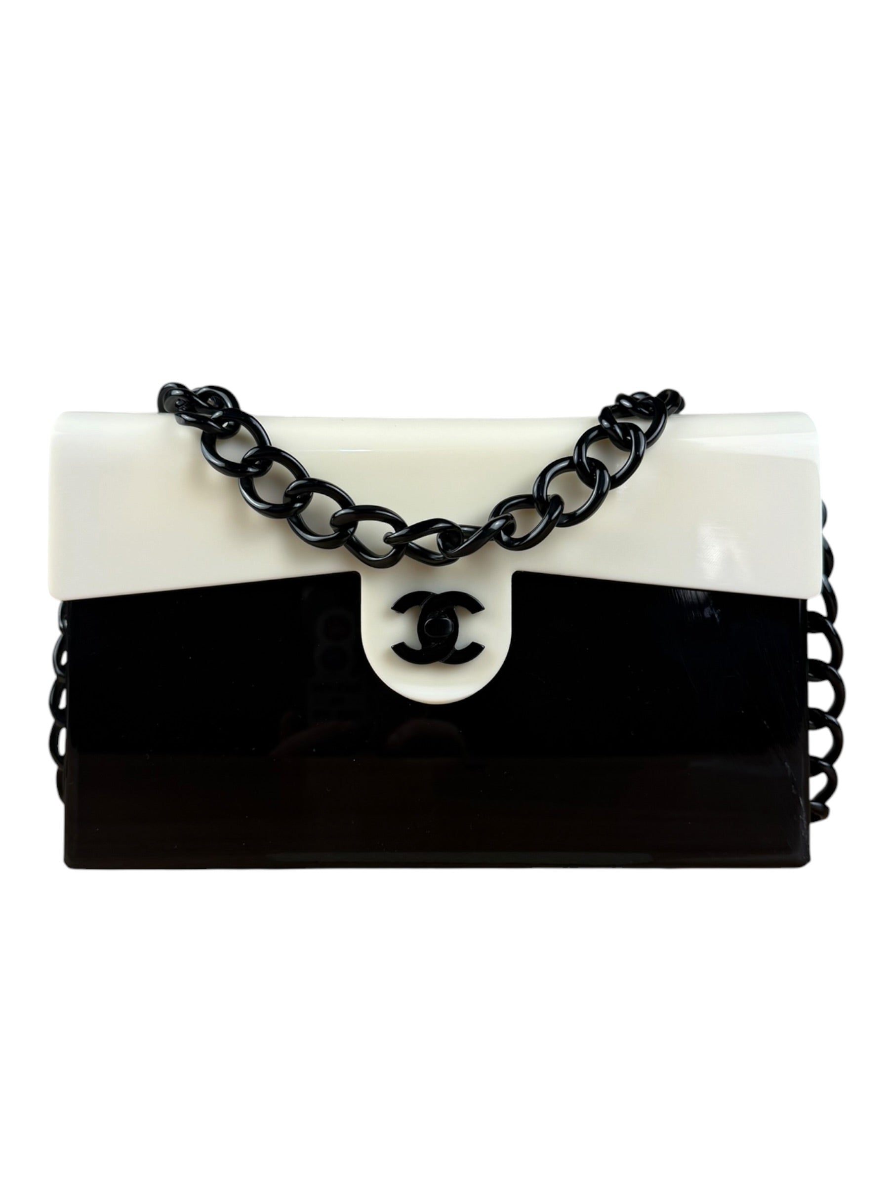 Chanel Plexi Coco Flap Crossbody 2000