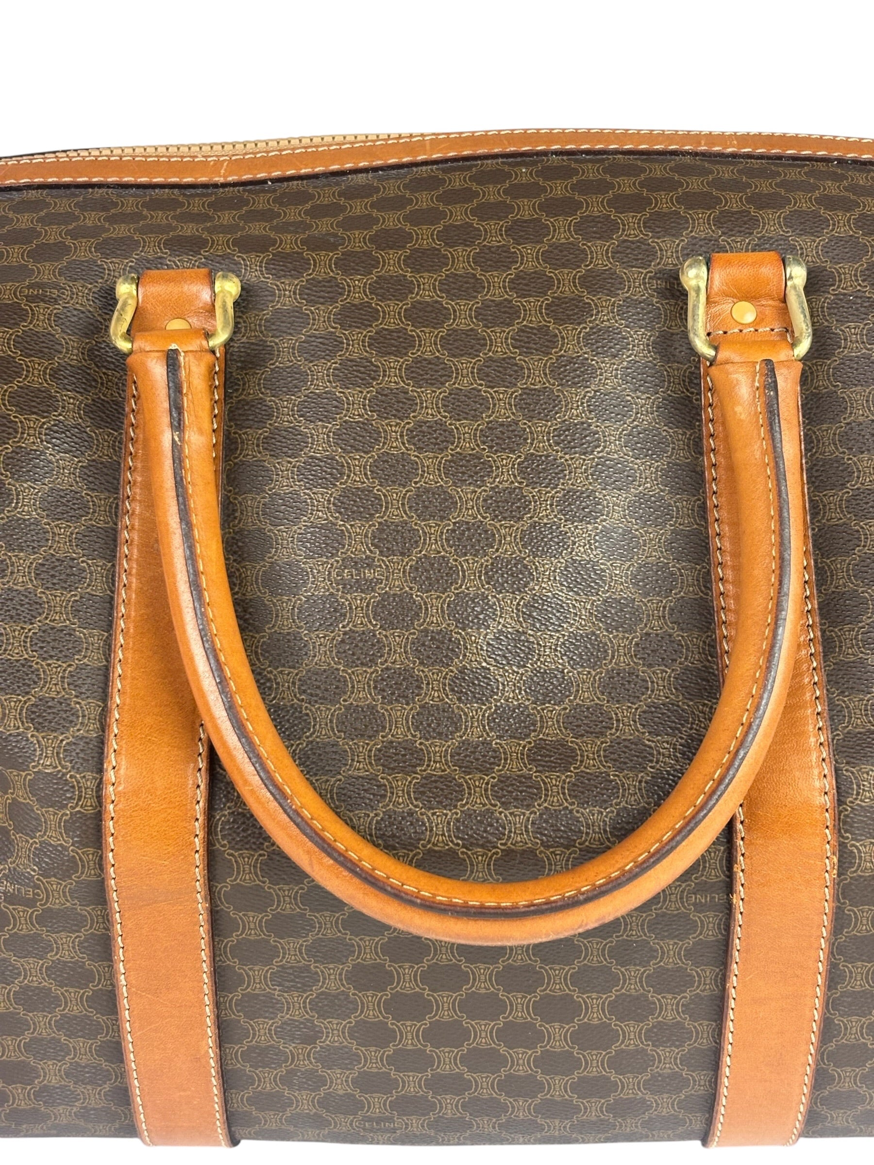 Celine Vintage Macadam Duffle Bag