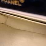 Chanel Black Quilted Leather Envelope Flap Bag Early 90's