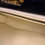 Chanel Black Quilted Leather Envelope Flap Bag Early 90's