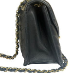 Chanel Black Calfskin Chevron Envelop Flap Bag 2019