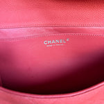 Chanel Coral Pink Matte Quilted Caviar Flap Shoulder Bag 2012