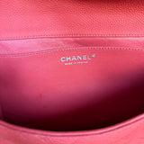 Chanel Coral Pink Matte Quilted Caviar Flap Shoulder Bag 2012
