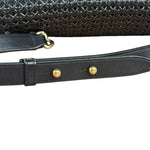 Chanel Black Leather Braided Boy Flap Shoulder Bag 2014