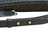 Chanel Black Leather Braided Boy Flap Shoulder Bag 2014