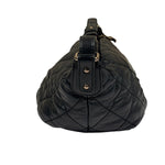 Chanel Black Quilted Lambskin Cloudy Bundle Hobo 2005