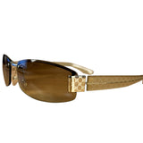 Gucci Vintage GG Web Tinted Sunglasses
