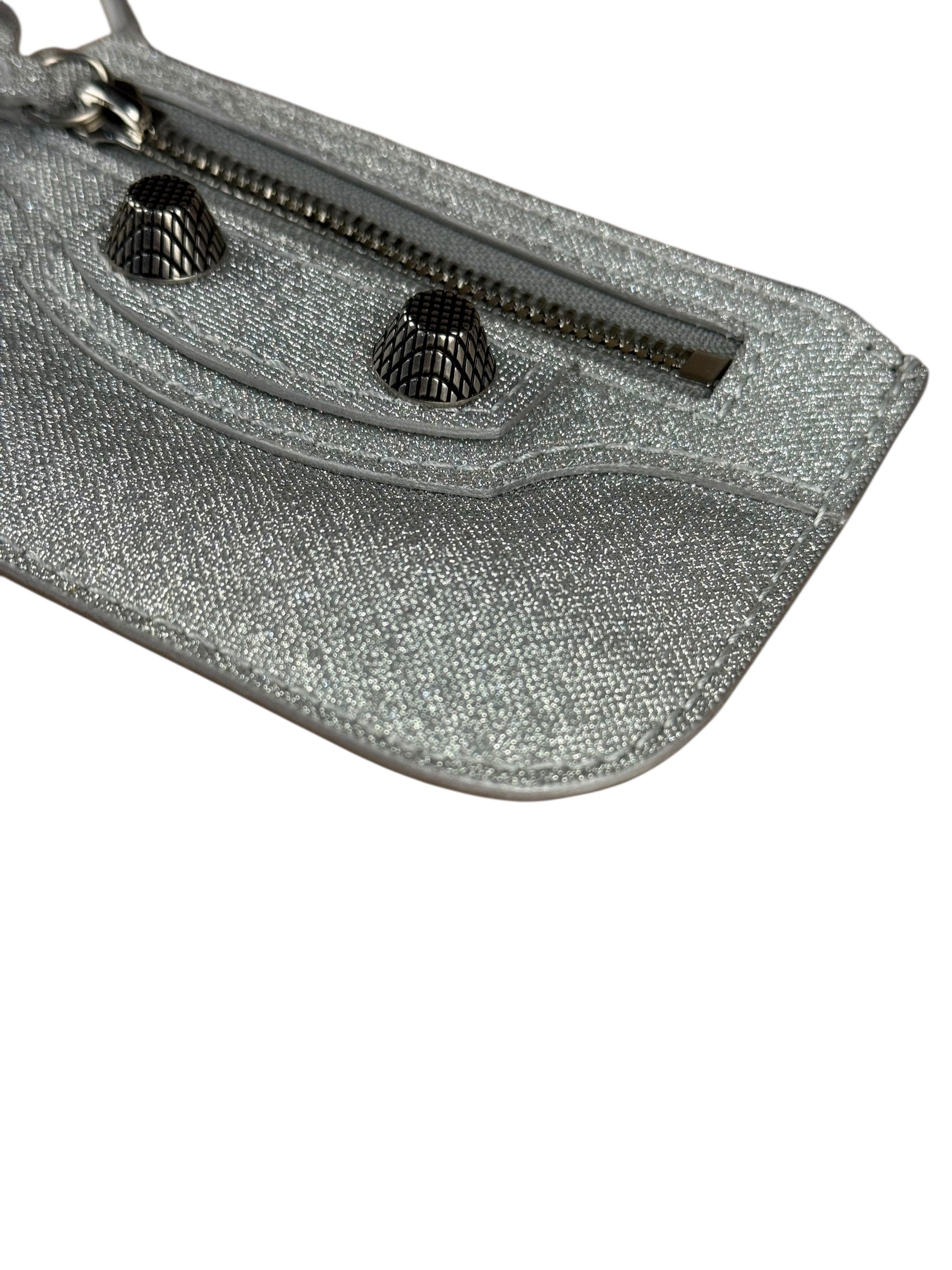 Balenciaga Le Cagole Zip Pouch Glitter