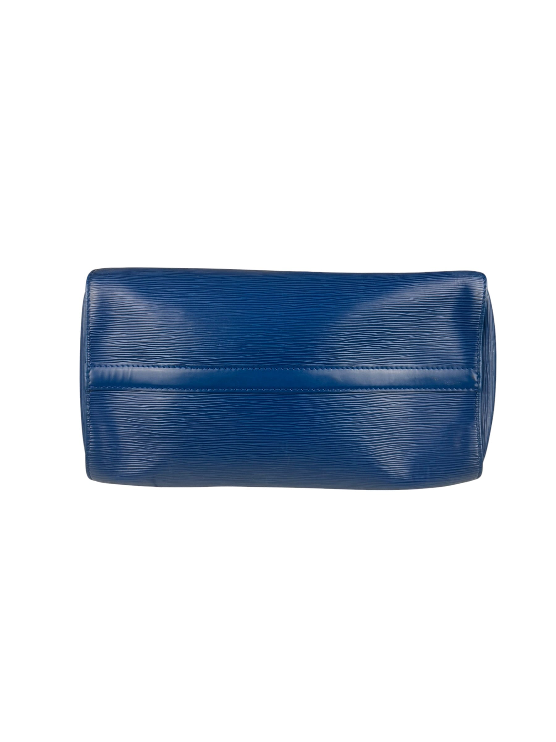 Louis Vuitton Blue Epi Leather Speedy 30