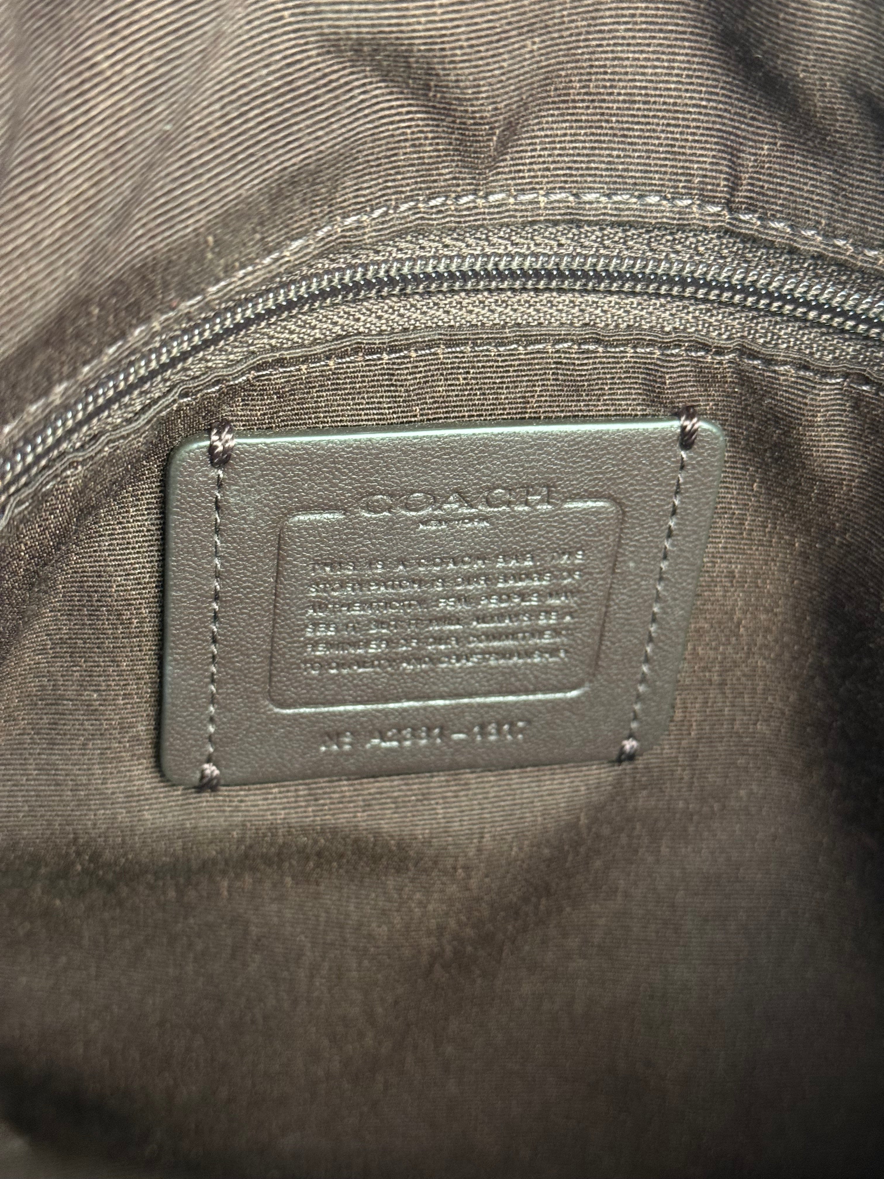 Coach Maroon Pebbled Leather Remi 2Way Bag