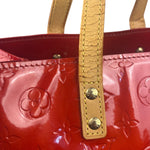 Louis Vuitton Red Canvas Monogram Vernis Hand Bag