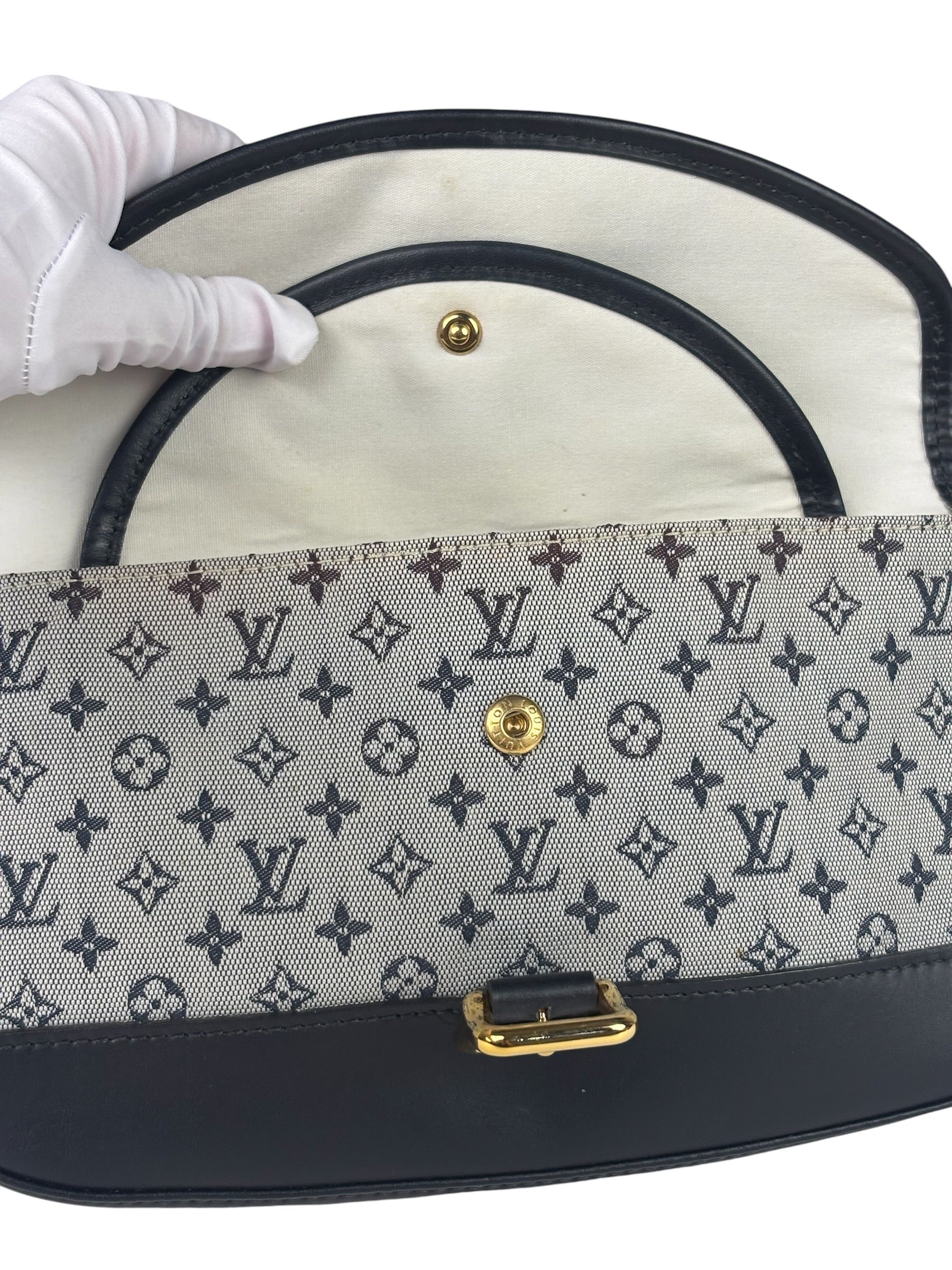 Louis Vuitton Grey/Black Monogram Marjorie Pochette
