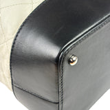 Chanel White Quilted Leather Gabrielle Shopping Tote 2010
