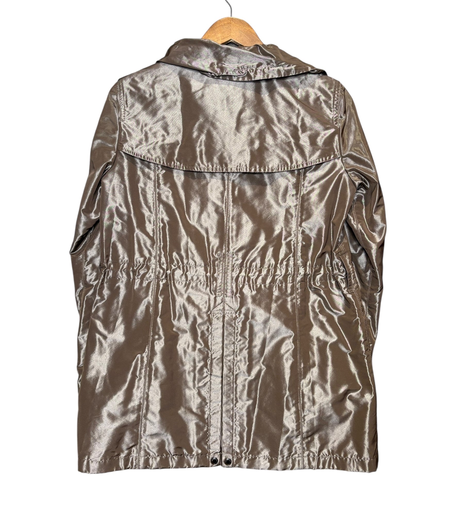 Burberry Vintage Brown Nylon Coat