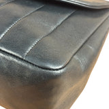 Chanel Black Mademoiselle Vertical Quilted Flap 1992 17ds