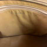 Chanel Caviar Quilted Medallion Tote Beige 2002 (Handle Wear)