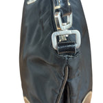 Prada Black Tessuto Nylon Leather Trim Shoulder Bag