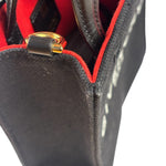 Givenchy Black Leather Trim Mini Logo Printed Tote
