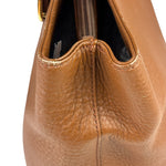 Burberry Vintage Tan Brown Leather Chestnut Shoulder Bag