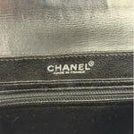 Chanel Black Leather Mademoiselle Accordion Flap Bag 2000