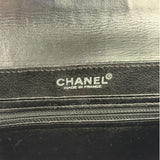 Chanel Black Leather Mademoiselle Accordion Flap Bag 2000
