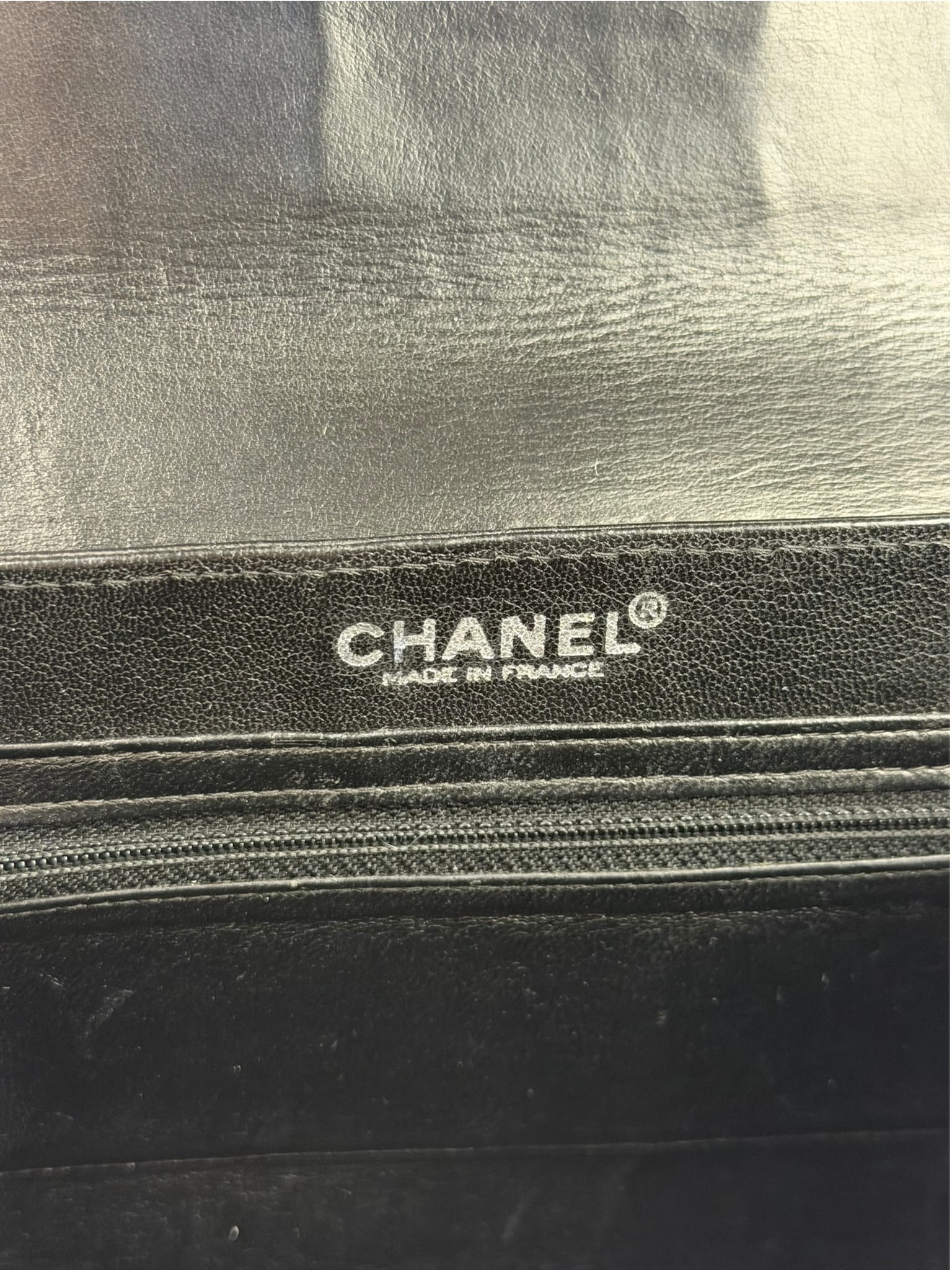 Chanel Black Leather Mademoiselle Accordion Flap Bag 2000