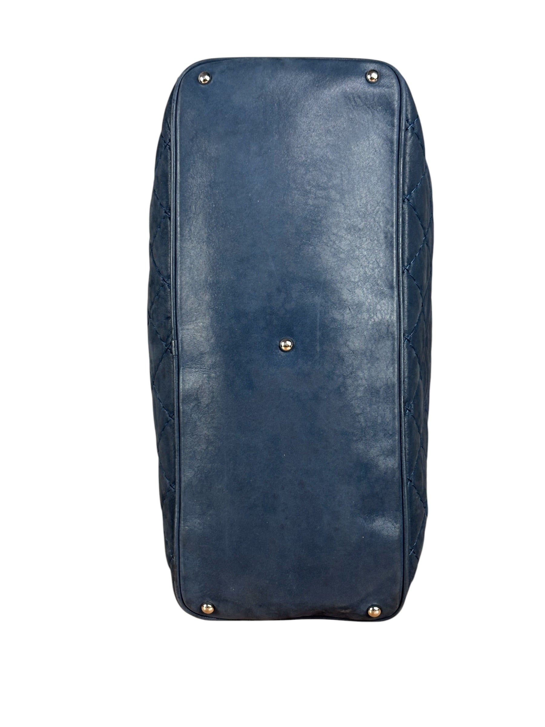 Chanel Navy Iridescent Sea Hit Tote 2012
