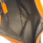 Gucci Vintage Brown Leather Lined Hobo Shoulder Bag