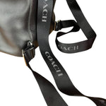 Coach Leather Pace Backpack Black