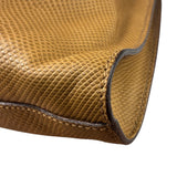Gucci Vintage Tan Lizard Skin Hobo Bag