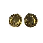 Chanel Vintage Pearl Round Gold-Tone Clip-On Earning