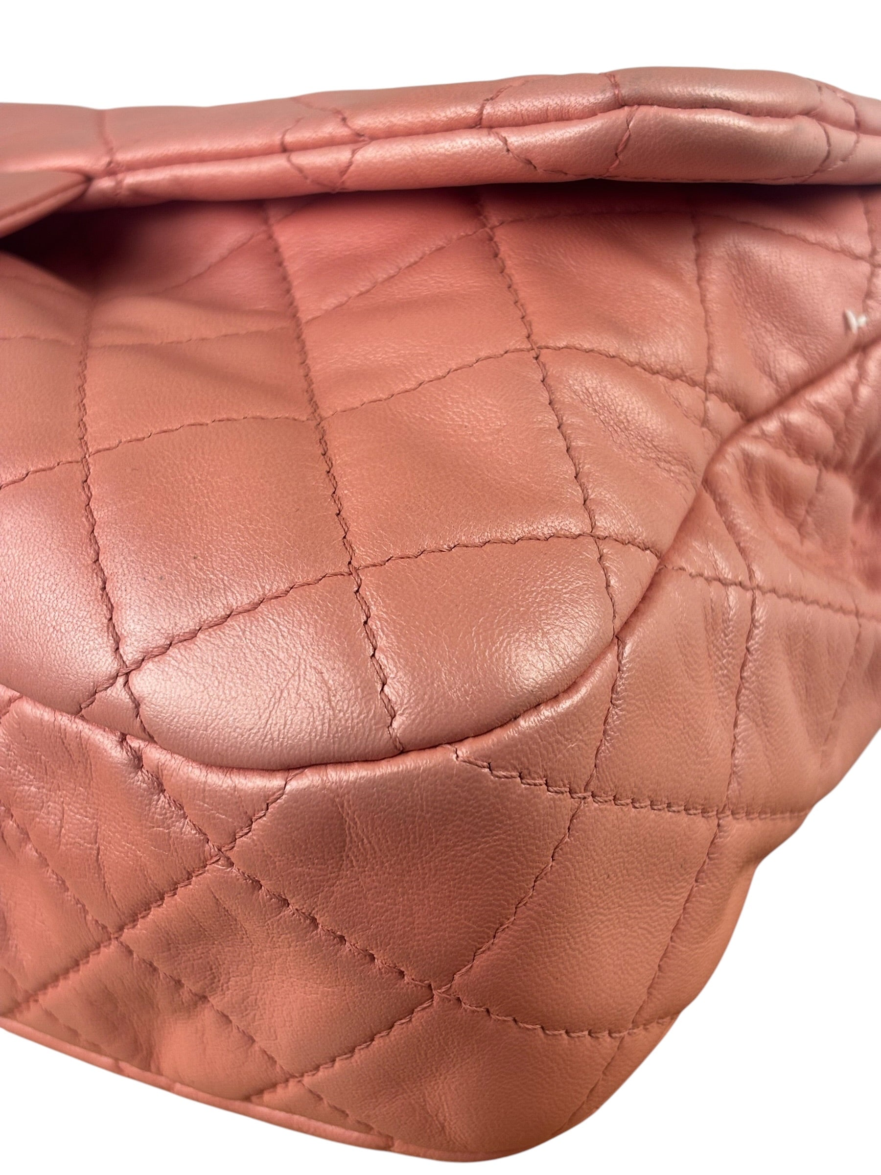 Chanel Pink Quilted Lambskin Timeless Chain Shoulder Bag 2010