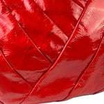 Coach Red Patent Leather Two-Way Bag