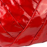 Coach Red Patent Leather Two-Way Bag