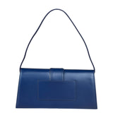 Jacquemus Navy Blue Leather Le Bambino Shoulder Bag