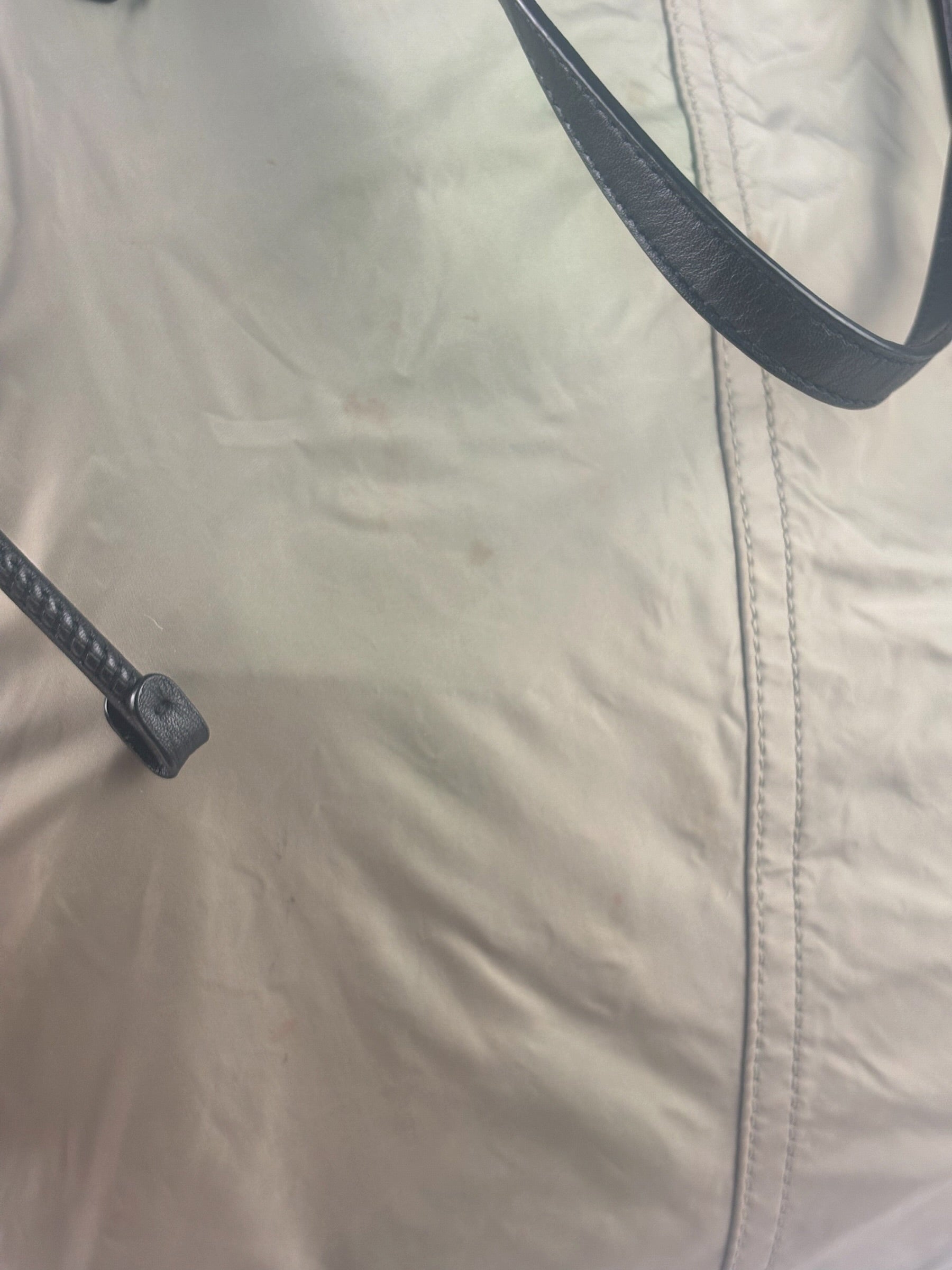 Burberry Geen Nylon/Leather Trim Buckleigh Tote Bag