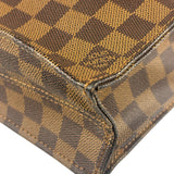 Louis Vuitton Damier Ebene Sac Plat Tote Bag MM