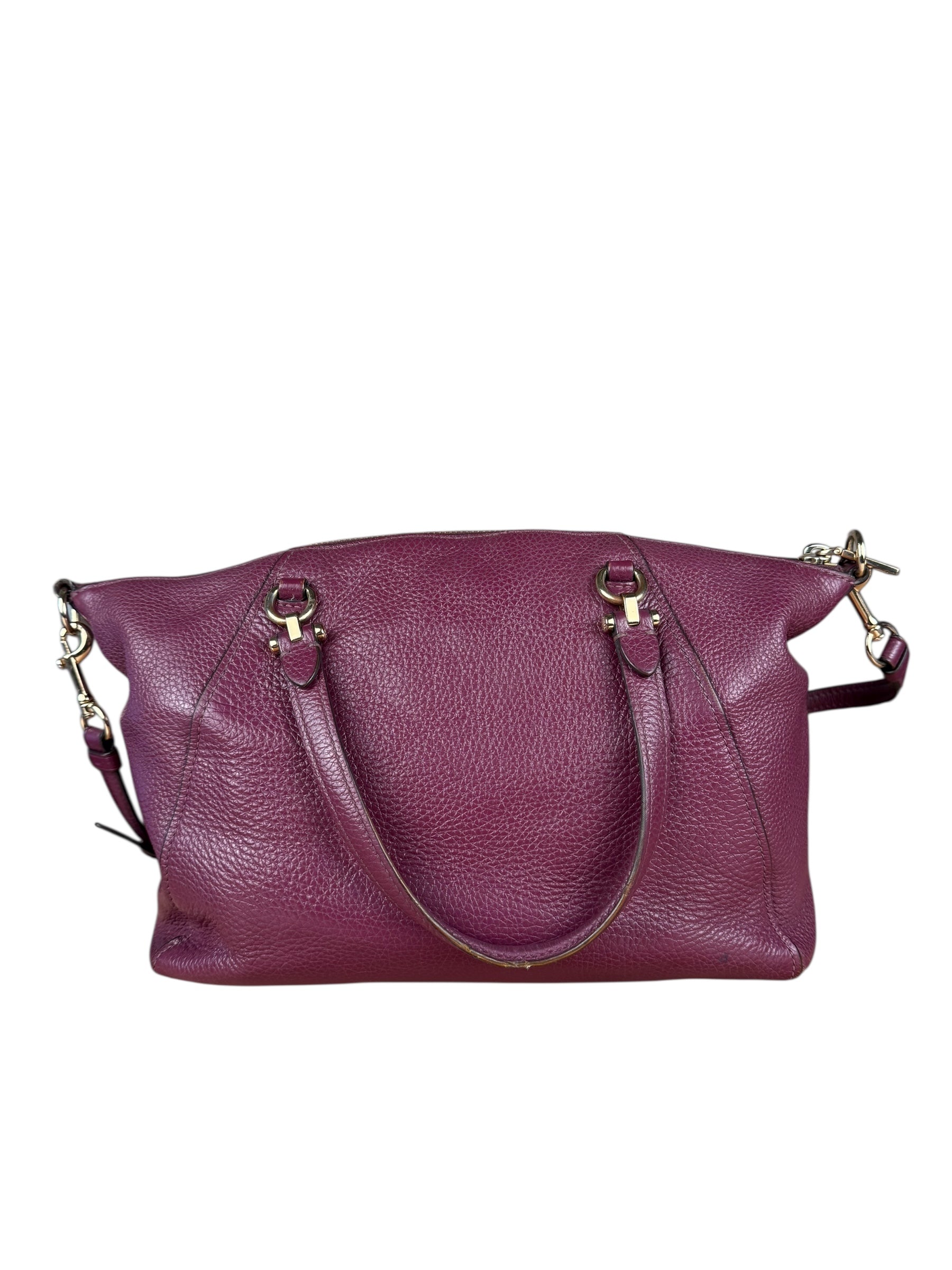 Coach Purple Top Handle Crossbody Bag