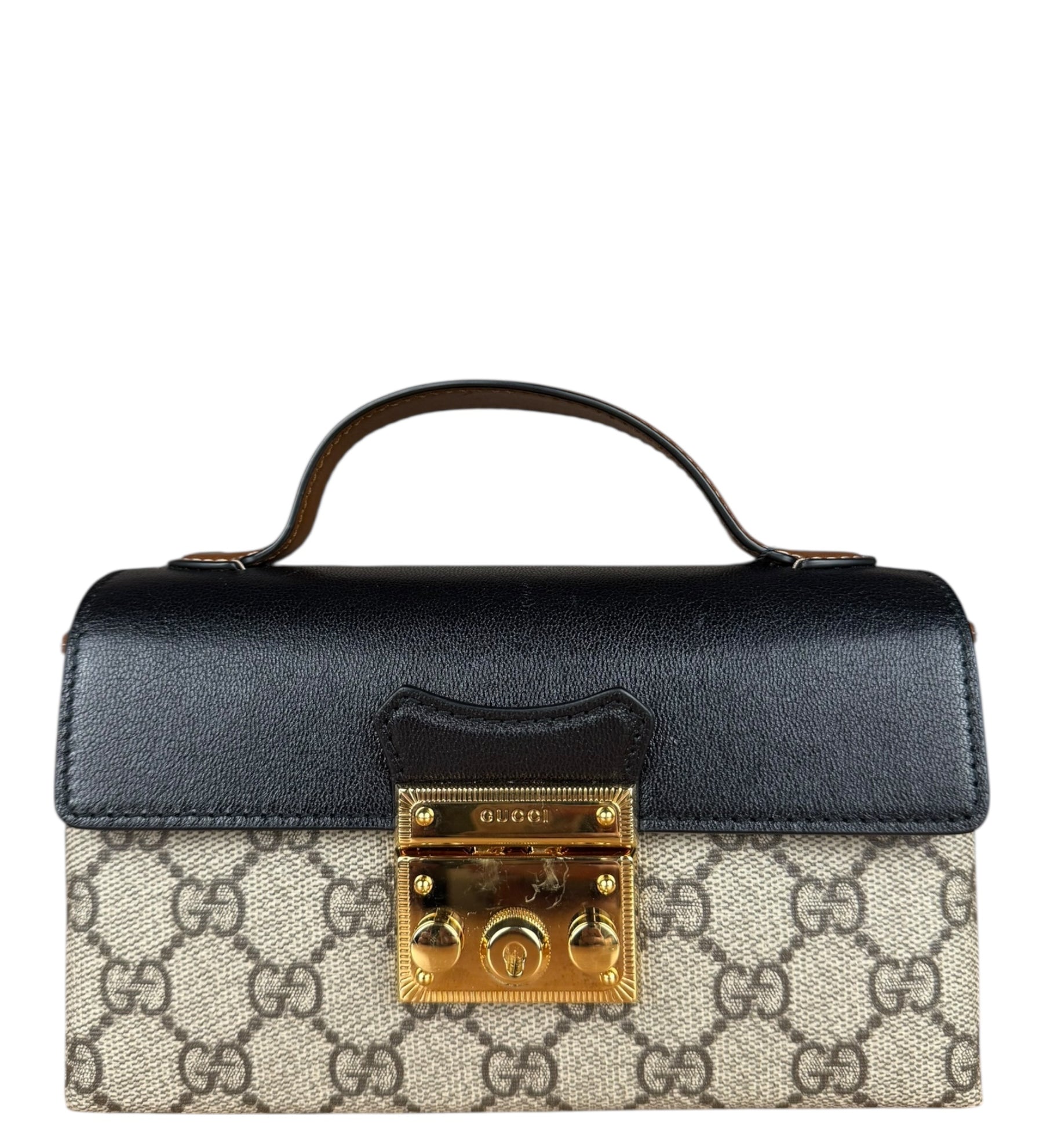 Gucci Crossbody GG Supreme Padlock Mini