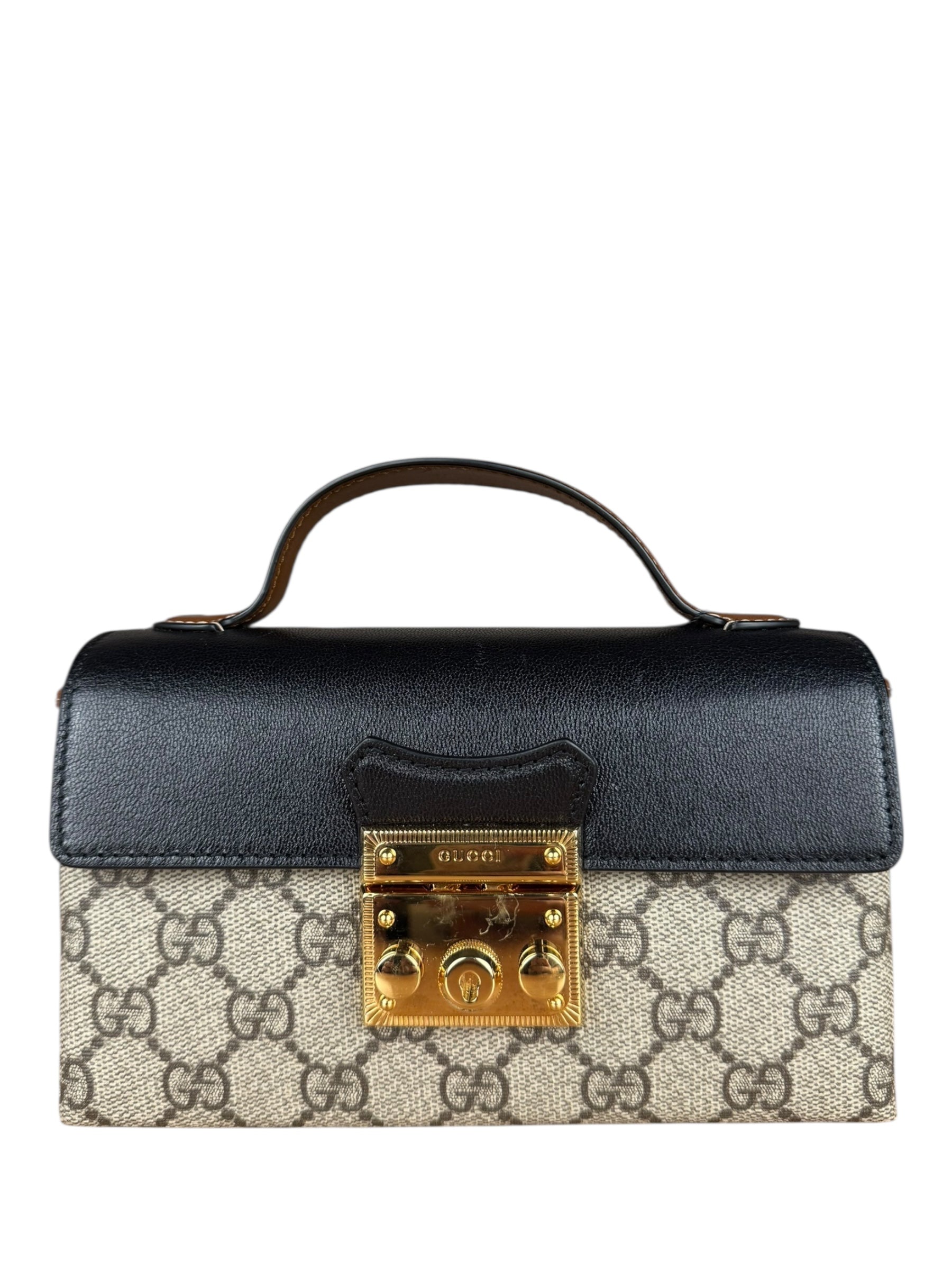 Gucci Crossbody GG Supreme Padlock Mini