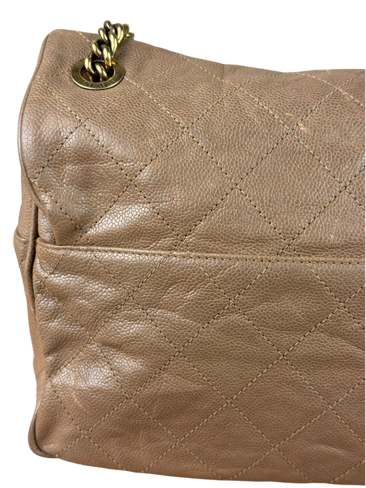 Chanel Brown Caviar Jumbo Easy Flap 2012