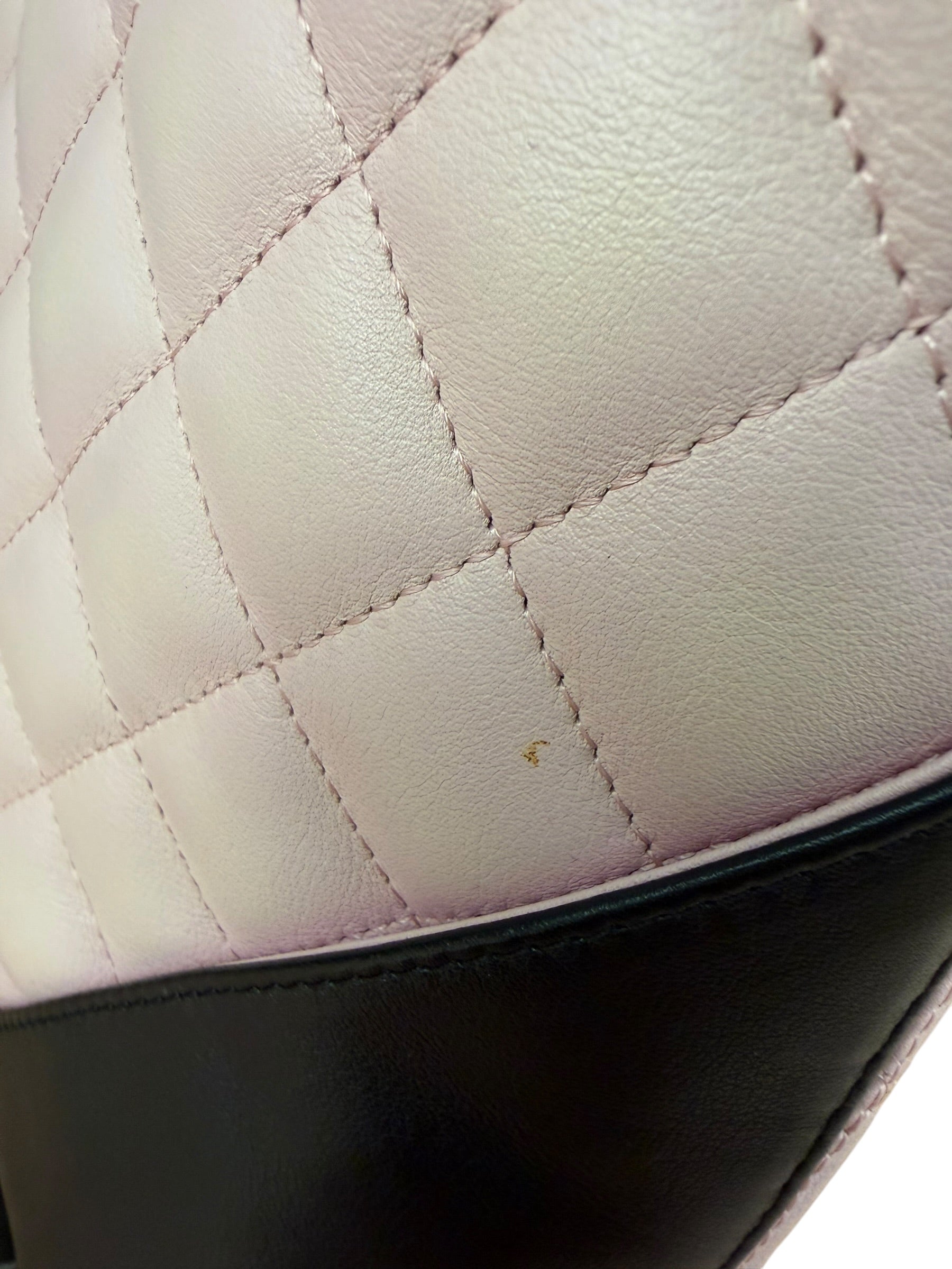 Chanel Black/Pink Cambon Quilted Leather Tote Bag 2004