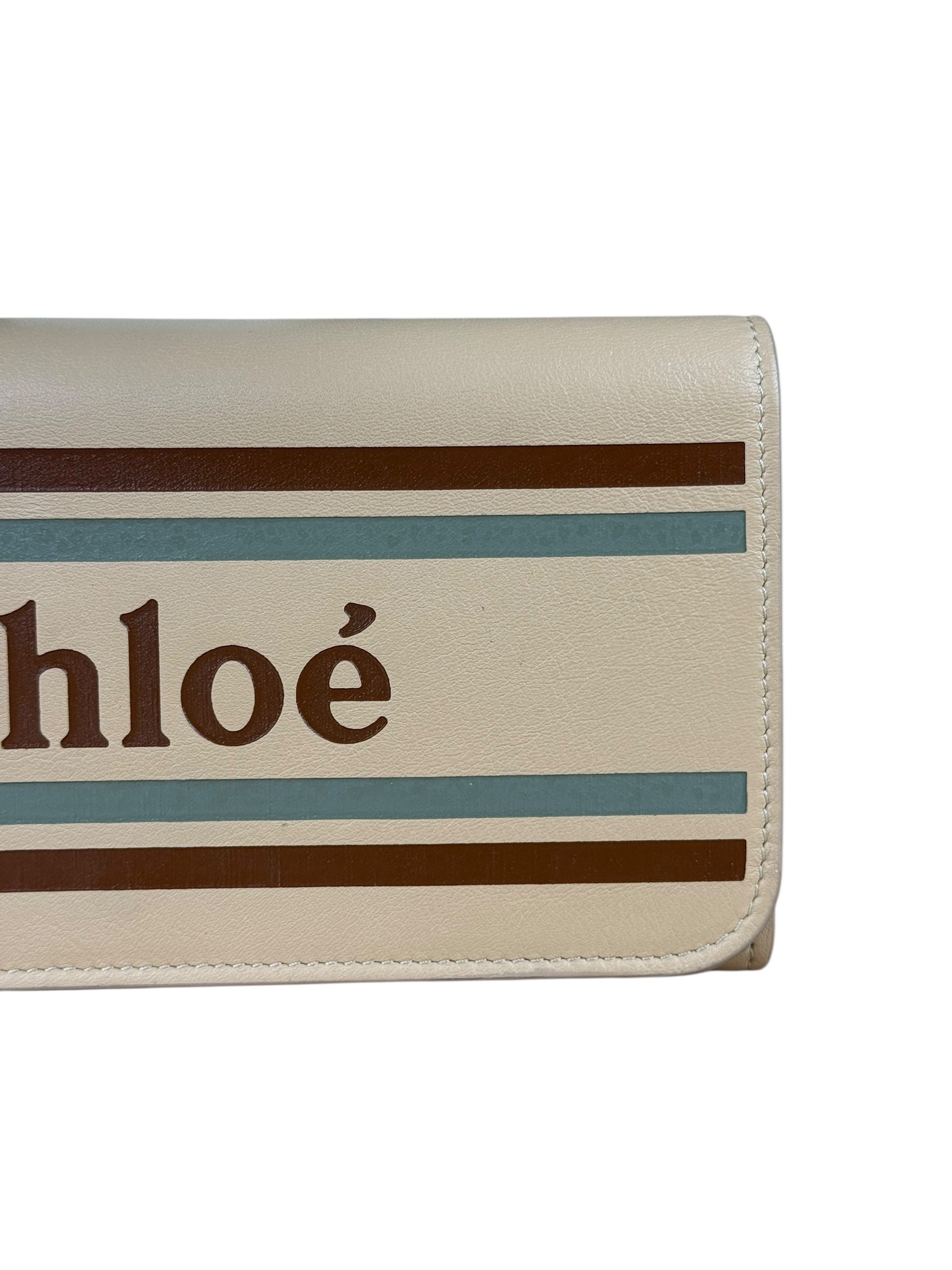 Chloé Vick Leather Long Wallet